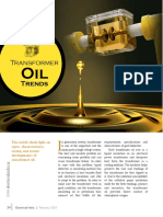 Transformer Oil: The Article Sheds Light On Types, Characteristics, Testing and Recent Developments of Transformer Oil