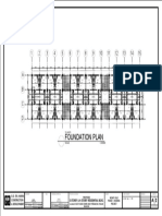 Foundation Plan: 3-Storey & 4-Storey Residential BLDG