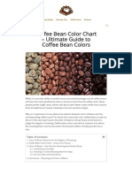 Coffee Bean Color Chart - Ultimate Guide To Coffee Bean Colors