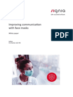 Improving Communication With Face Masks: White Paper