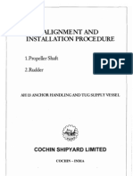Alignment and Installation Procedure For UW Eqpts