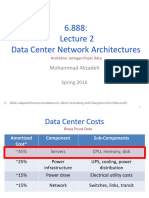 6.888: Data Center Network Architectures: Mohammad Alizadeh