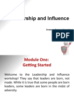 Leadership and Influence: Corporate Training Materials