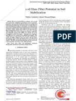 Investigation of Glass Fiber Potential in Soil Stabilization