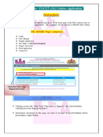 User Guide For "PGCET-2021 Online Application": Instructions
