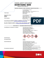 Eontank 600: Material Safety Data Sheet