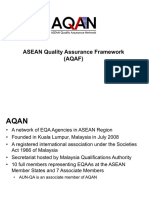 ASEAN Quality Assurance Framework (AQAF)