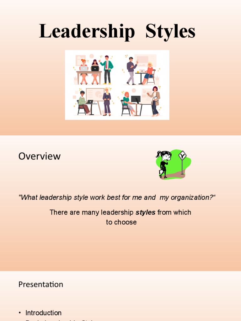 Understanding Leadership Styles Guide | PDF | Leadership ...
