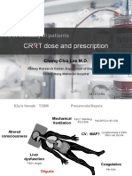 2021 重症核心課程CRRT Dose and Prescription-NEW Ver1.0
