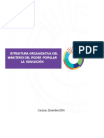Estructura Organizativa Del MPPE Diciembre22-2016