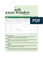 Parts and Functions of Excel