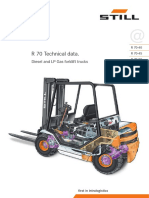 R 70 Technical Data.: Diesel and LP Gas Forklift Trucks