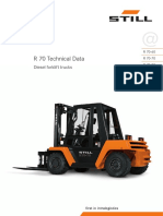 R 70 Technical Data: Diesel Forklift Trucks