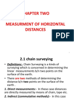 Chapter Two Measurment of Horizontal Distances