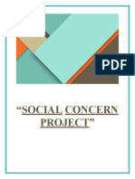 Social Concern Project