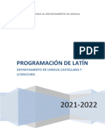 Programación de Latín 2021