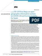 COVID-19 Flow-Maps An Open Geographic Information System On COVID-19 and Human Mobility For Spain