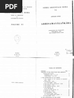 Edward Conze - Abhisamayalankara - 1954