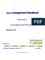 SLA Management Handbook: Concepts and Principles