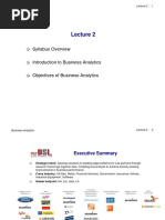 Syllabus Overview: Business Analytics