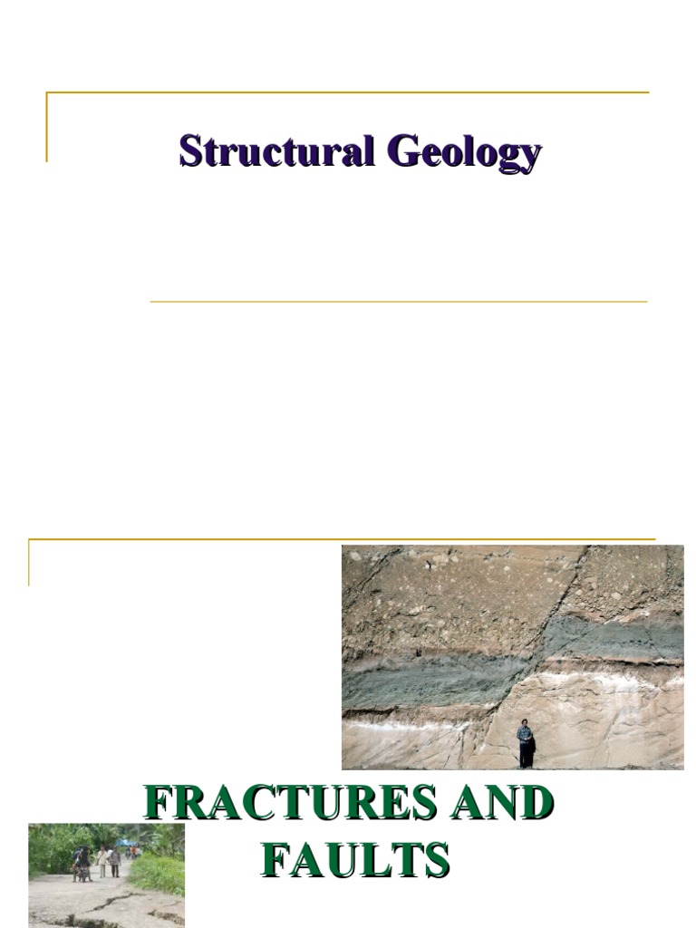 Fractures and Faults in Structural Geology | PDF | Fault (Geology ...