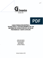 Caracterización de los sistemas de producción agrícola y pecuarios en las islas de Providencia y Santa Catalina