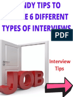 Handy Tips To Tackle 6 Different Types of Interviews