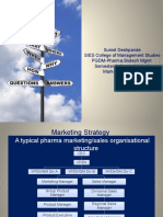Suniel Deshpande SIES College of Management Studies PGDM-Pharma, Biotech MGMT Semester 3, Batch 2013-15 Marketing Strategy
