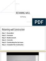 Retaining Wall: Site Planning