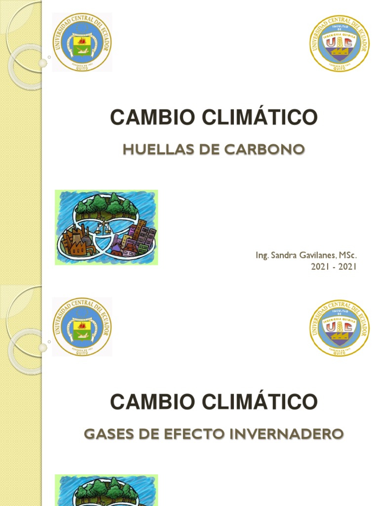 Gases de Efecto Invernadero y Cambio Climático | PDF | Gases de efecto ...