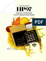 HP-97 Owner's Handbook