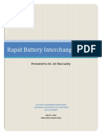 Rapid Battery Interchange System