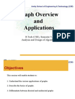 Graph Overview and Applications: B.Tech (CSE), Semester 5, Analysis and Design of Algorithms