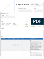 Formulir Job Safety Analysis (Jsa) : 1. Ringkasan Pekerjaan / Penyusun 2. Pelaksana Kerja / Penyusun Penyusun