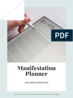Manifestation Planner The Millennial Grind by Kenneth Wong