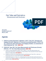 Fair Value and Derivatives