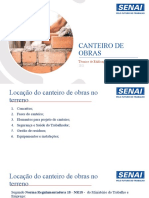 Canteiro de Obras: Locação e Infraestrutura