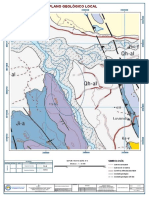 Plan geológico local de 38-39 km cuadrados