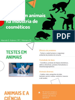 Testes em Animais Na Indústria de Cosméticos