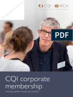 CQI Corporate Membership: Working Together To Build Your Business