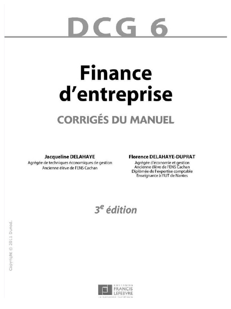 UE 6 - Corrigé | PDF