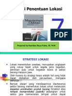 Pertemuan 6 Strategi Penentuan Lokasi 1