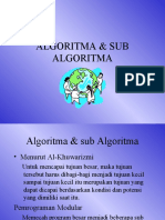 Materi Algo - 4 Sub Algoritma New