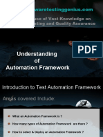 Automation Framework Guide for Software Testers