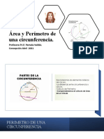 Perimetro y Area de Una Circunferencia