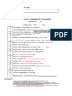 Checklist completo para admissão de funcionário na GJ Construções