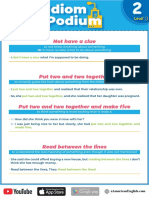 Idiom Podium Lvl3, Ep02