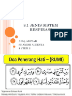 8.1 Jenis Sistem Respirasi