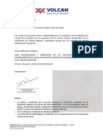 Certificado de Calidad - Drywall - Julio 2021
