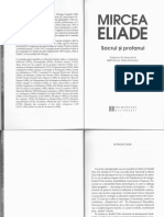 Eliade, Sacrul Si Profanul (2019), Fragment de Seminar